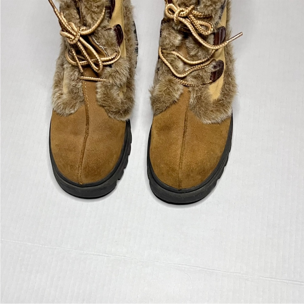 Sketchers Y2K Chunky Lace-Up Leather Boots - Picture 11 of 15
